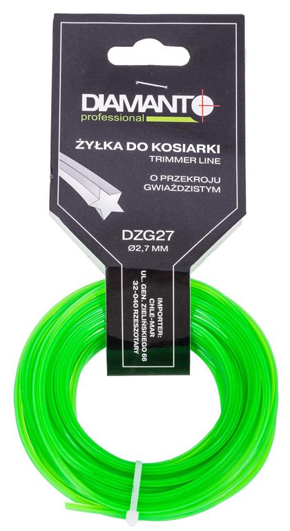 Żyłka do kosiarki gwiazda 2,7mm 15m DIAMANTO