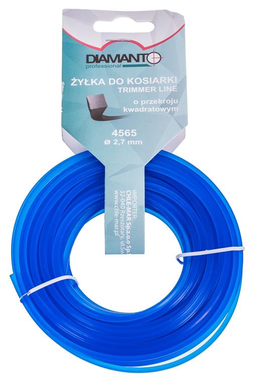 Żyłka do kosiarki kwadrat 2,7mm 15m DIAMANTO