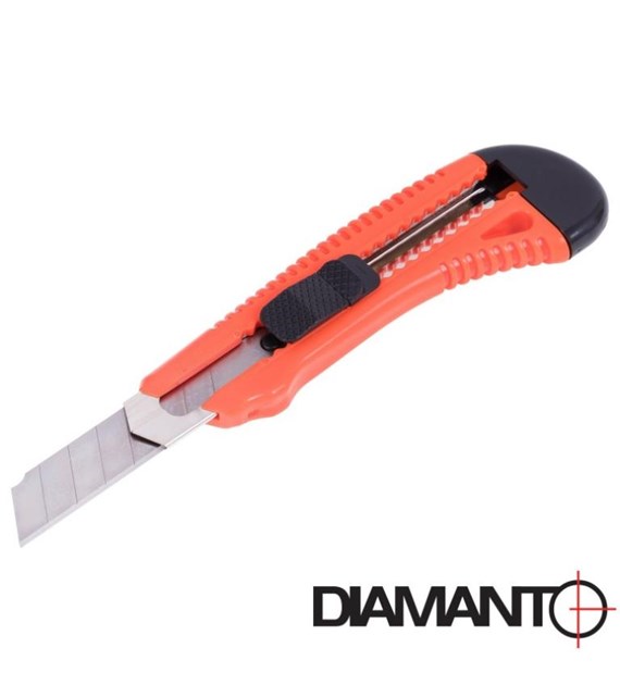 Nóż do tapet 18 mm wzmocniony DIAMANTO