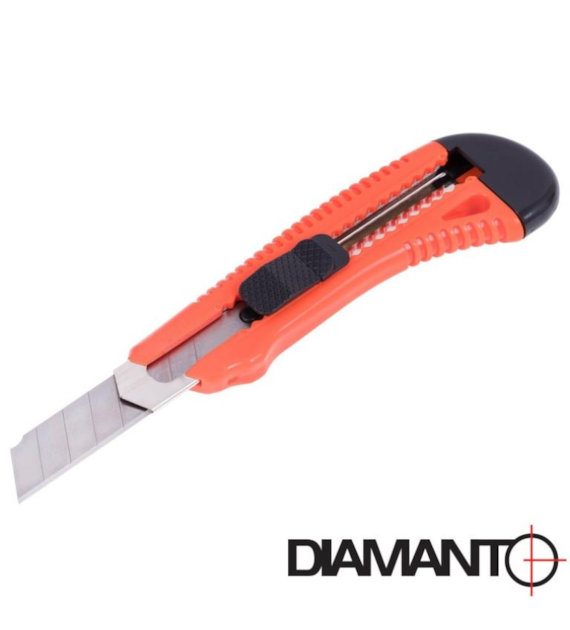 Nóż do tapet 18 mm wzmocniony DIAMANTO