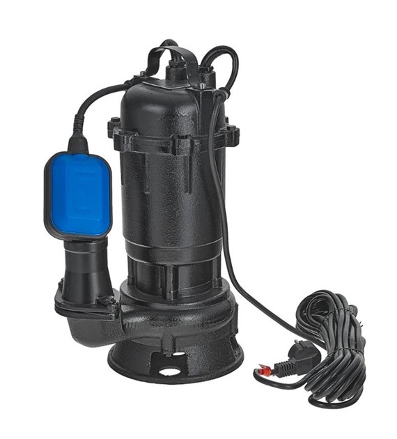 Pompa z rozdrabniaczem WQD10-8-0,55 do brudnej wody z pływakiem 550W