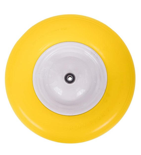 Kółko do taczek piankowe - żółte DIAMANTO