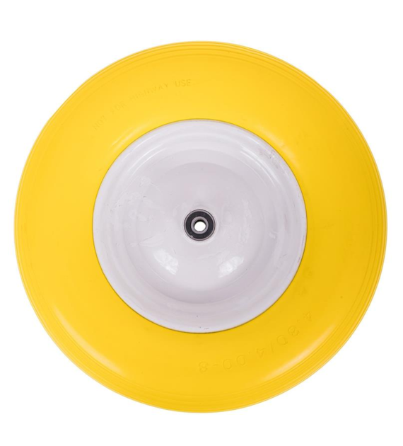 Kółko do taczek piankowe - żółte DIAMANTO