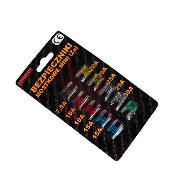Bezpieczniki mostkowe 10szt mini