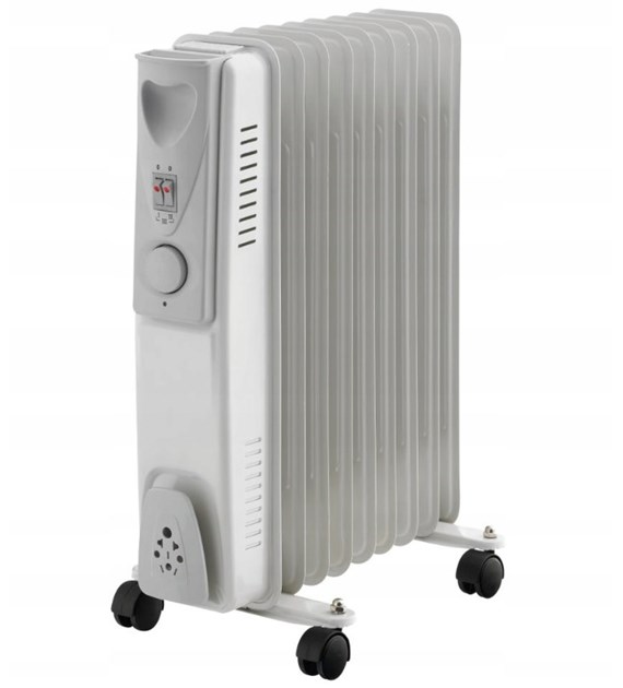 Grzejnik olejowy 9-żeberek 2000W VOLTENO