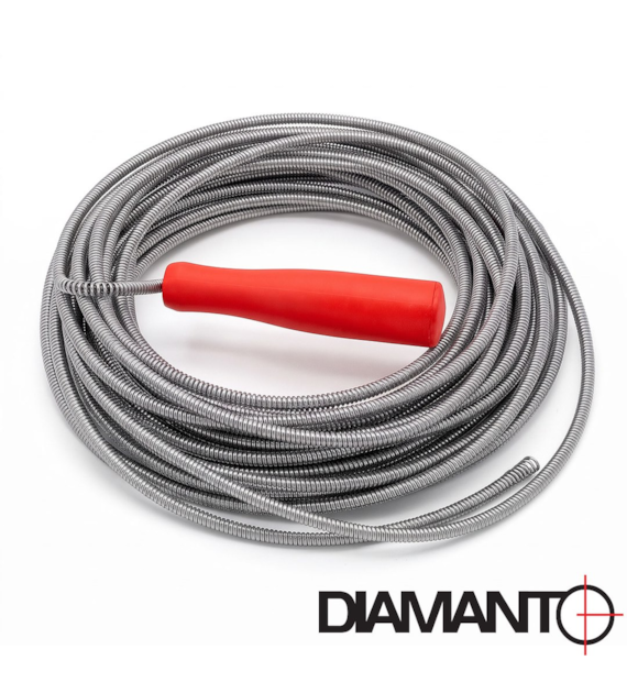 Spirala kanalizacyjna fi 5mm - 5m ocynkowana DIAMANTO