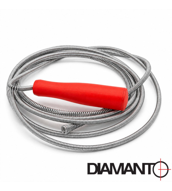 Spirala kanalizacyjna fi 5 mm - 3m ocynkowana DIAMANTO