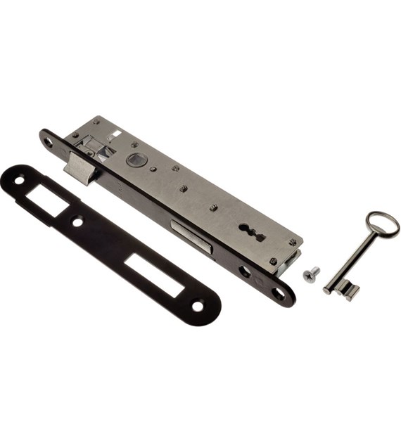 Zamek 72/34mm JANIA zapadka klucz LEWY