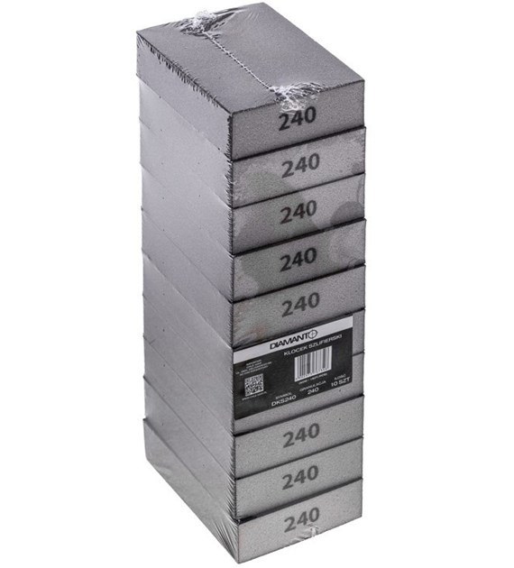 Klocek szlifierski 100 x 68 x 27 mm GR.240 DIAMANTO