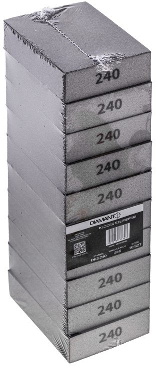 Klocek szlifierski 100 x 68 x 27 mm GR.240 DIAMANTO