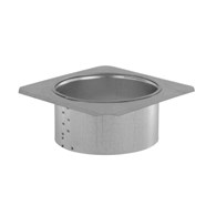 Rozeta rurowa ocynkowana 125mm