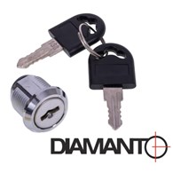 Zamek kasetkowy 19x16mm DIAMANTO