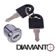 Zamek kasetkowy 19x16mm DIAMANTO