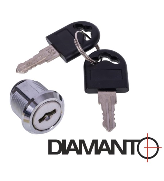 Zamek kasetkowy 19x16mm DIAMANTO