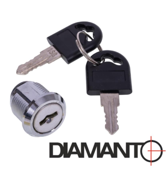 Zamek kasetkowy 19x16mm DIAMANTO