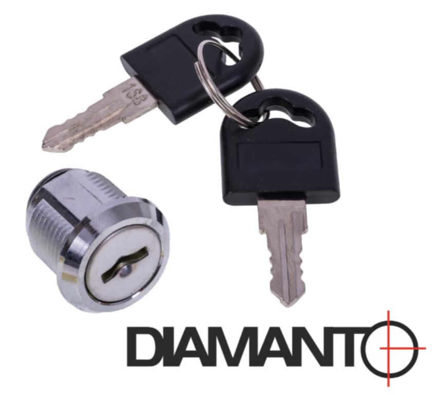 Zamek kasetkowy 19x16mm DIAMANTO