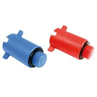 Korek do prób ciśnienia 1/2' niebieski