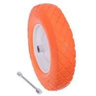 Kółko do taczek piankowe - pomarańczowe DIAMANTO