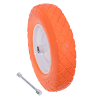 Kółko do taczek piankowe - pomarańczowe DIAMANTO