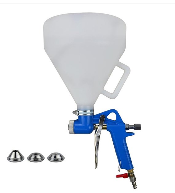 Pistolet do malowania tynków plastikowy zbiornik