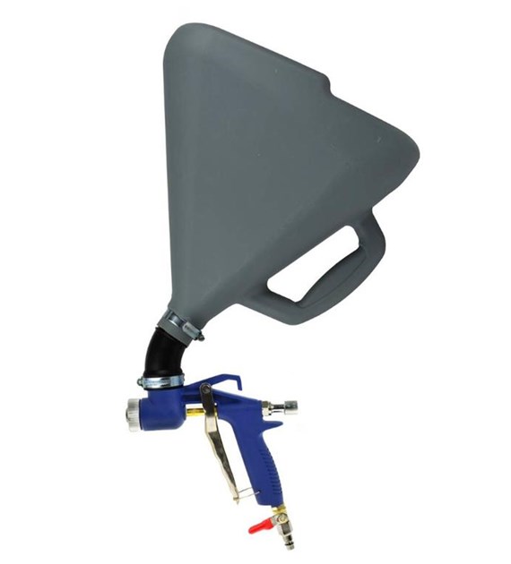 Pistolet do malowania tynków z gumowym złączem