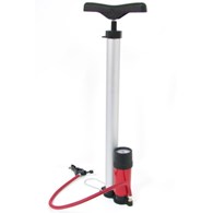 Pompka słupkowa z manometrem aluminiowa 30x450mm