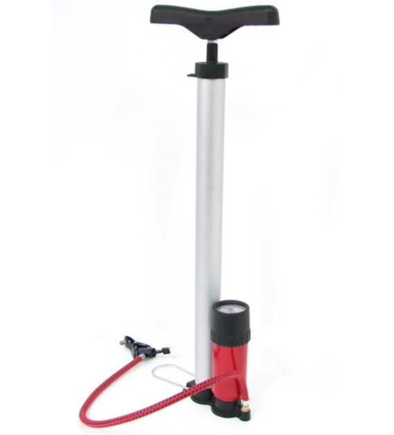 Pompka słupkowa z manometrem aluminiowa 30x450mm