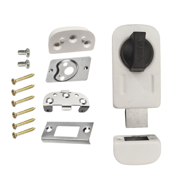 Zamek nawierzchniowy (uniwersalny) BIAŁY (bez wkładki)