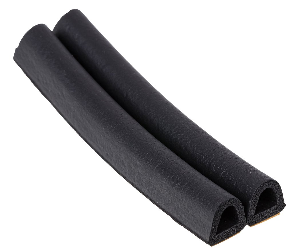 Uszczelka PROFIL  D  14x12mm czarna 40m DIAMANTO