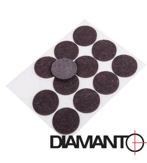 Ślizgacz meblowy okrągły fi 28mm 12szt DIAMANTO