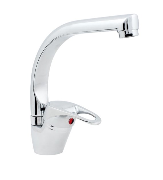 Bateria zlewozmywakowa skośna ATUT   L  chrom