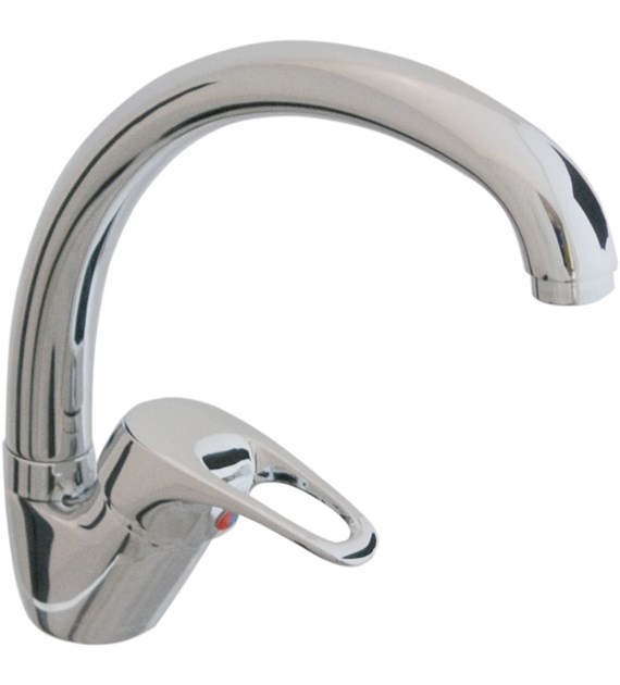 Bateria zlewozmywakowa stojąca skośna  S  ATUT chrom